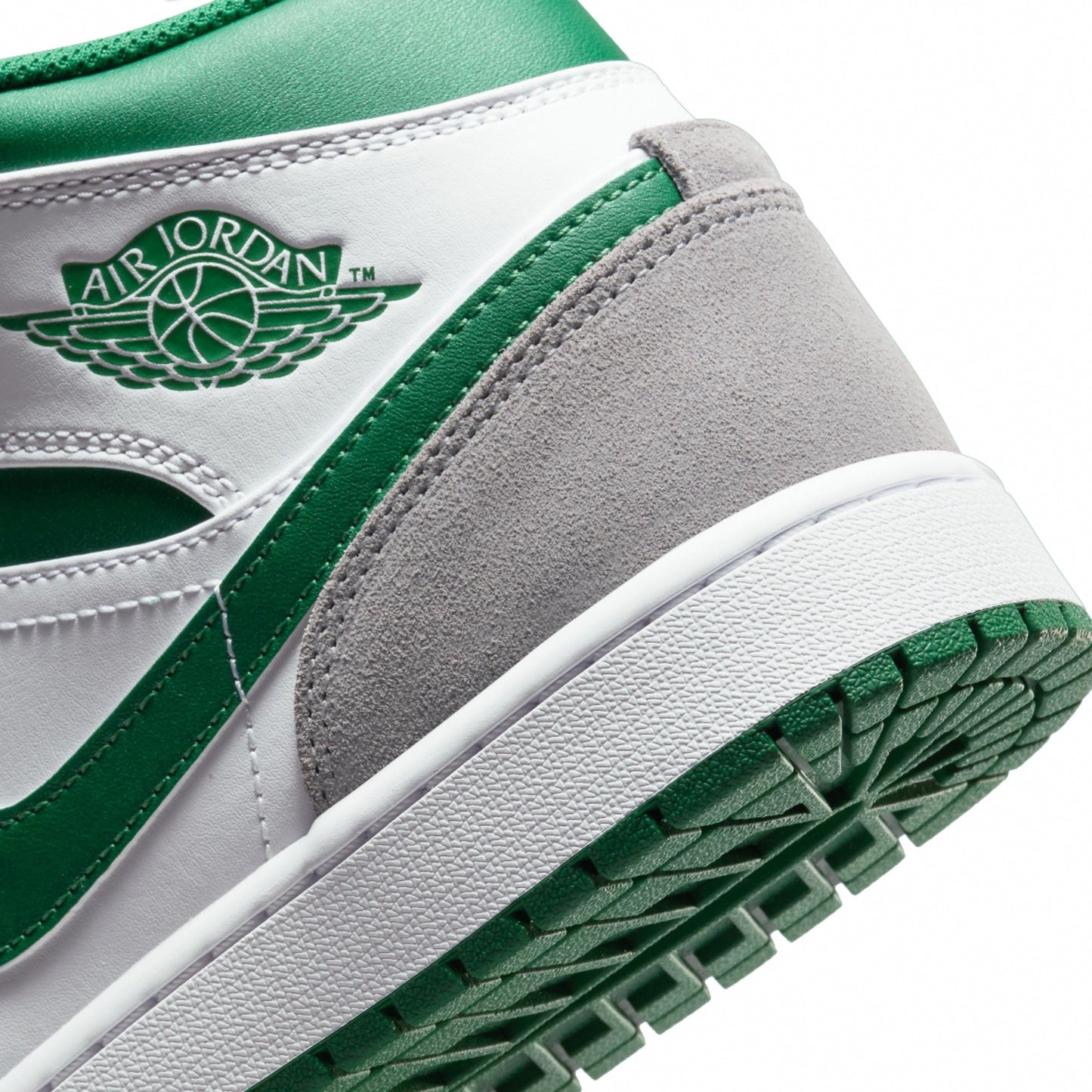 Air Jordan 1 Mid ''White Green''