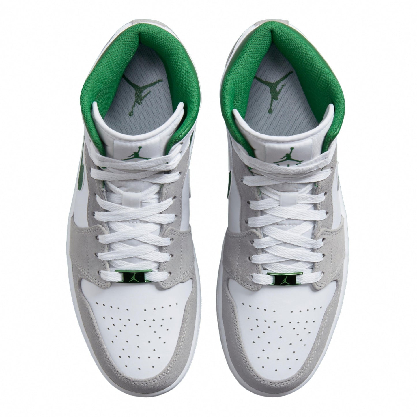 Air Jordan 1 Mid ''White Green''